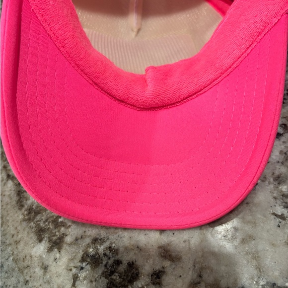 Aviator Nation Stay Grounded Unisex - Hot Pink and White trucker hat - Picture 8 of 9
